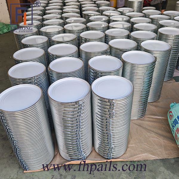 Steel Pail Lever Lock Lid