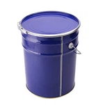 ถังจารบีโลหะหนา 0.32-0.42 มม. พร้อมรูปทรงกลมและปะเก็นยาง